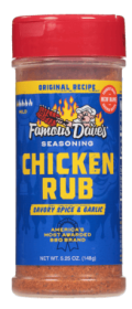 Famous Dave's Chicken Rub Seasoning, Savory Spice & Garlic, 5.25 oz