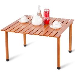 Folding Camping Outdoor Indoor Picnic Wood Roll up Table