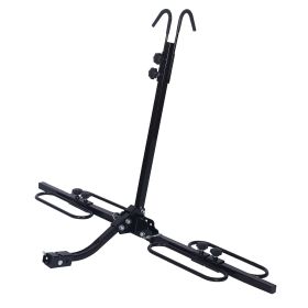 2 Bike Carrier Platform Hitch Rack Bicycle Rider Mount Fold Receiver 2"