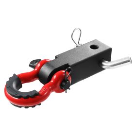 VEVOR 2" Trailer Shackle Hitch Receiver D-Ring Recovery for Truck Jeep 52900 lbs