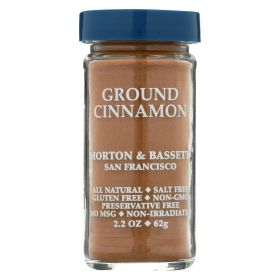Morton And Bassett Seasoning - Cinnamon - Ground - 2.7 Oz - Case Of 3