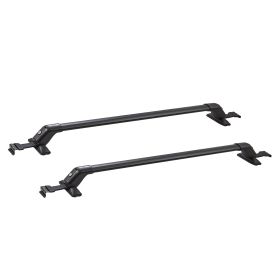 VEVOR Black Aluminium Roof Rack Basket Tray Luggage Cargo Carrier with Bars XL-B